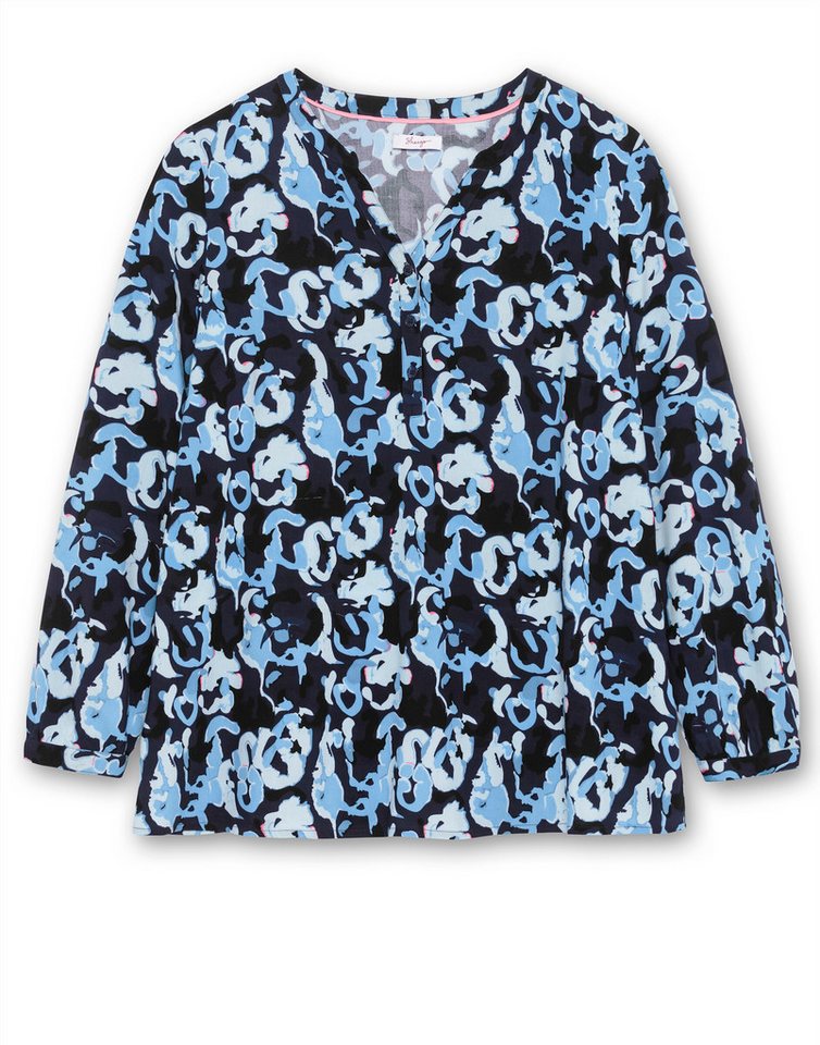Sheego Klassische Bluse Tunika Langarm – Bild 4 von 5