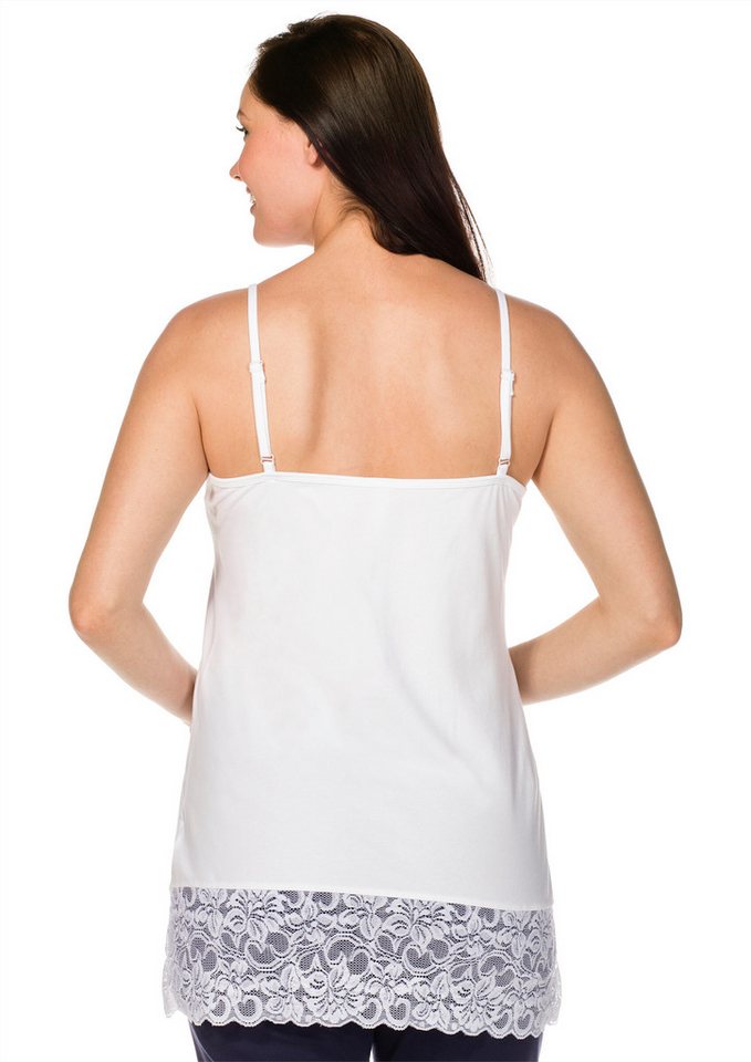 Sheego Shirttop Longtop Ärmellos – Bild 5 von 5