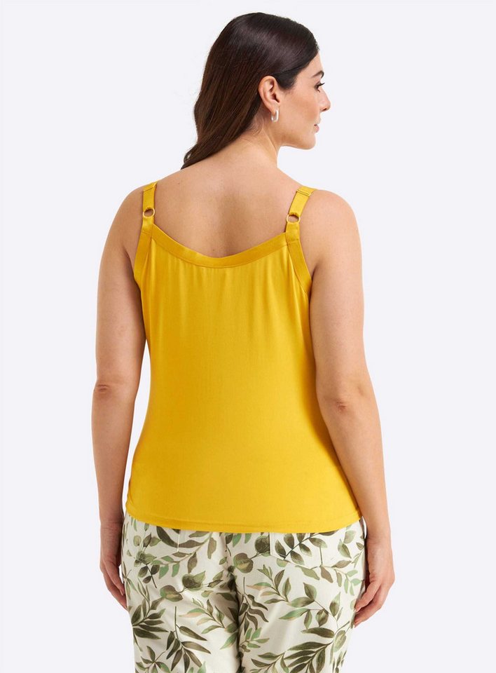 Sheego Shirttop Spaghettitop Ärmellos – Bild 2 von 5