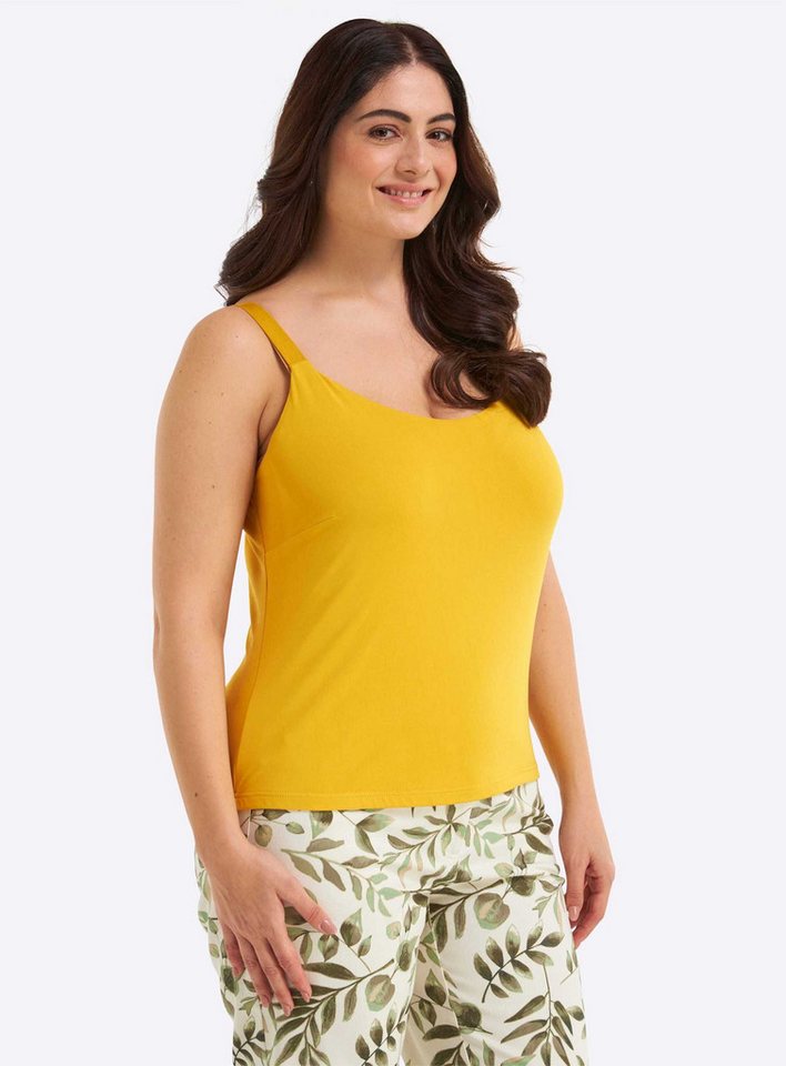 Sheego Shirttop Spaghettitop Ärmellos – Bild 3 von 5
