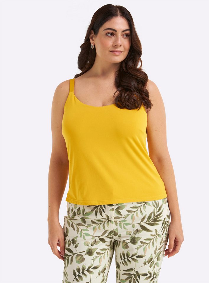 Sheego Shirttop Spaghettitop Ärmellos – Bild 5 von 5