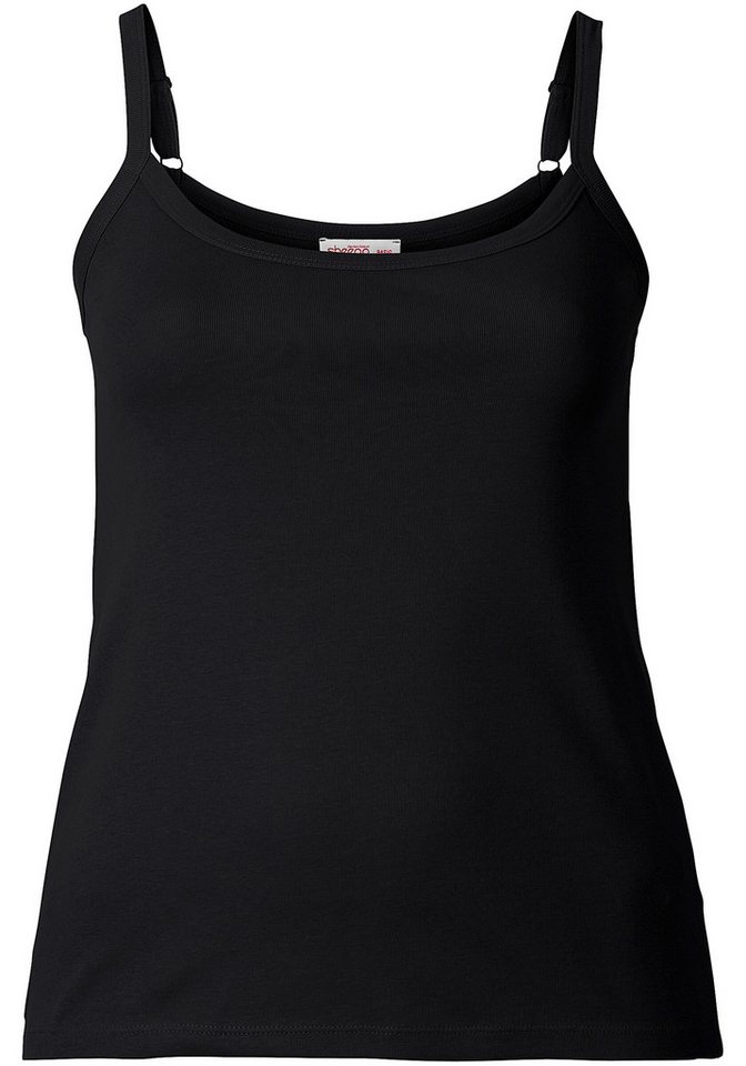 Sheego Shirttop Spaghettitop Ärmellos – Bild 4 von 5