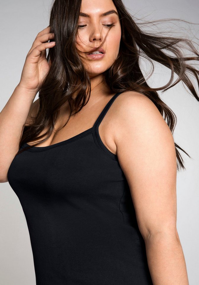 Sheego Shirttop Spaghettitop Ärmellos – Bild 5 von 5