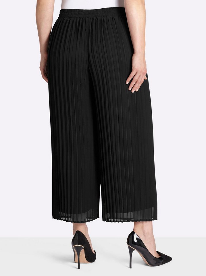 Sheego Shorts Plisseehose erhöht – Bild 2 von 5