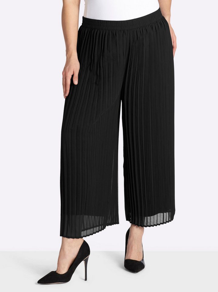 Sheego Shorts Plisseehose erhöht – Bild 5 von 5