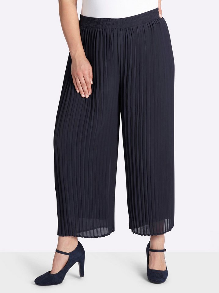 Sheego Shorts Plisseehose erhöht – Bild 5 von 5
