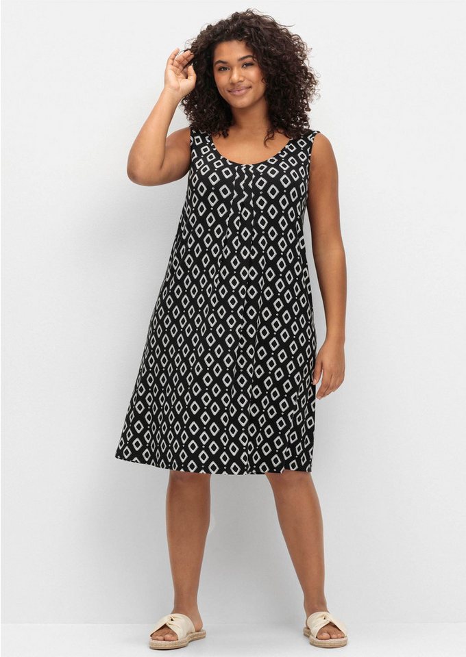 Sheego Strandkleid Strandkleid Ärmellos – Bild 3 von 5