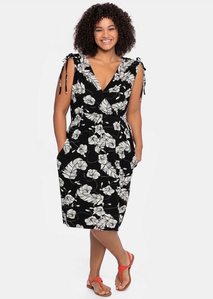 Sheego Strandkleid Strandkleid Ärmellos – Bild 4 von 5