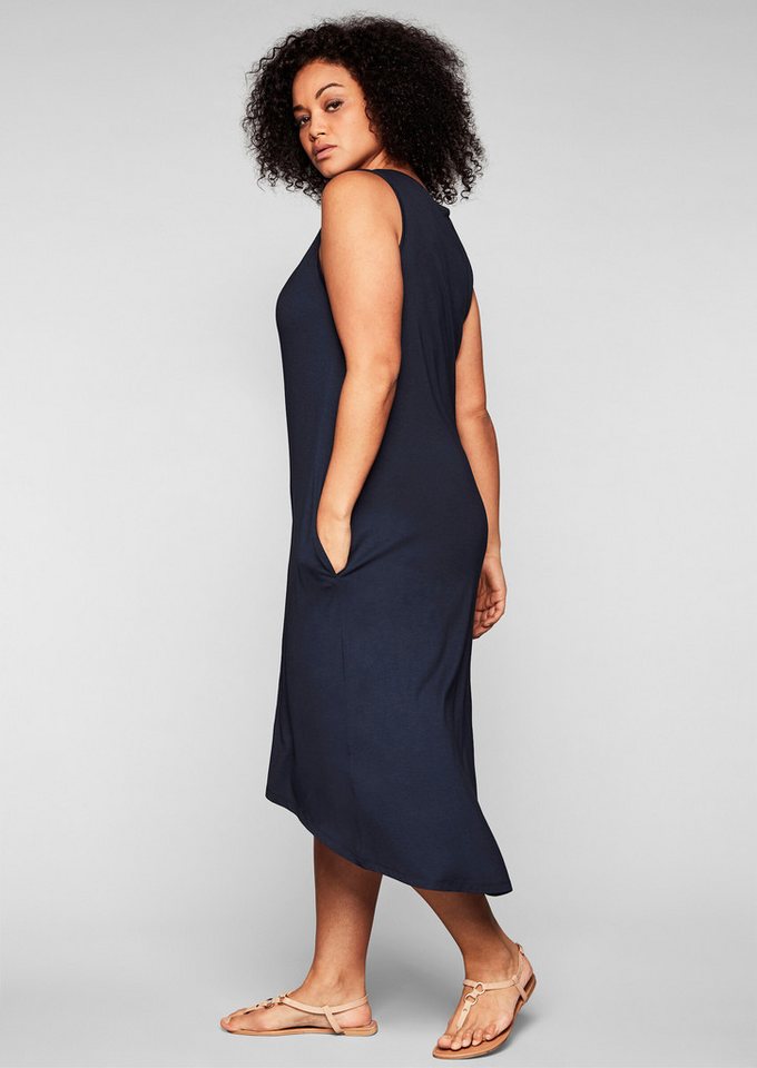 Sheego Strandkleid Strandkleid Ärmellos – Bild 4 von 5