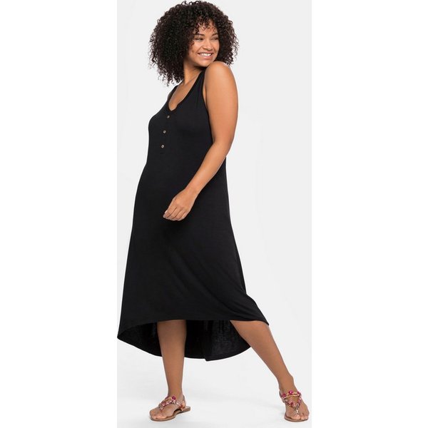 Sheego Strandkleid Strandkleid Langarm