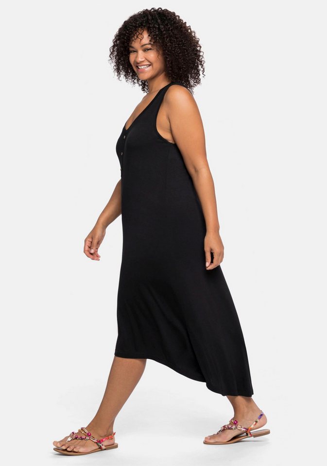 Sheego Strandkleid Strandkleid Langarm – Bild 3 von 5