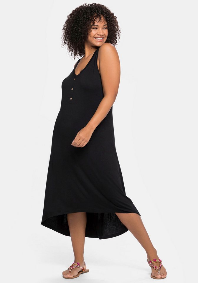 Sheego Strandkleid Strandkleid Langarm – Bild 4 von 5