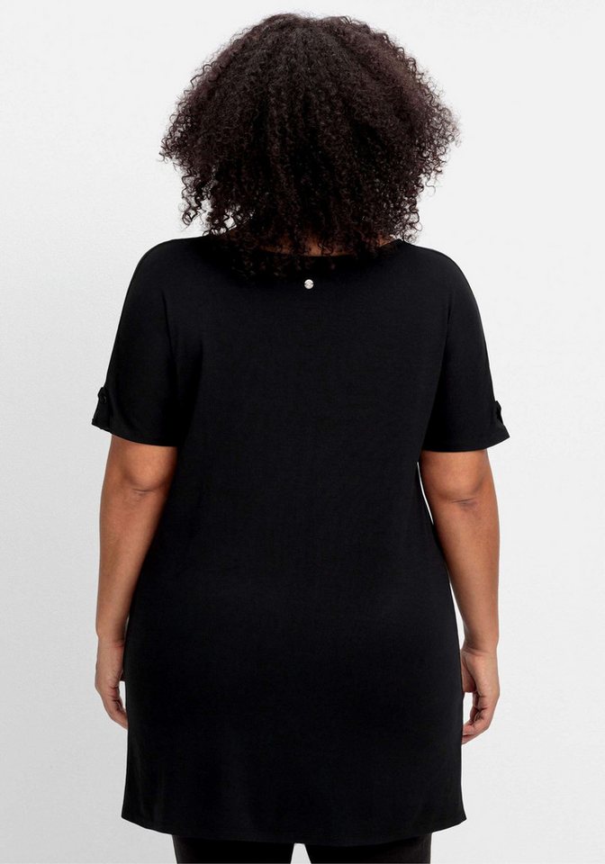 Sheego Strandkleid Longshirt Extra lang – Bild 2 von 5