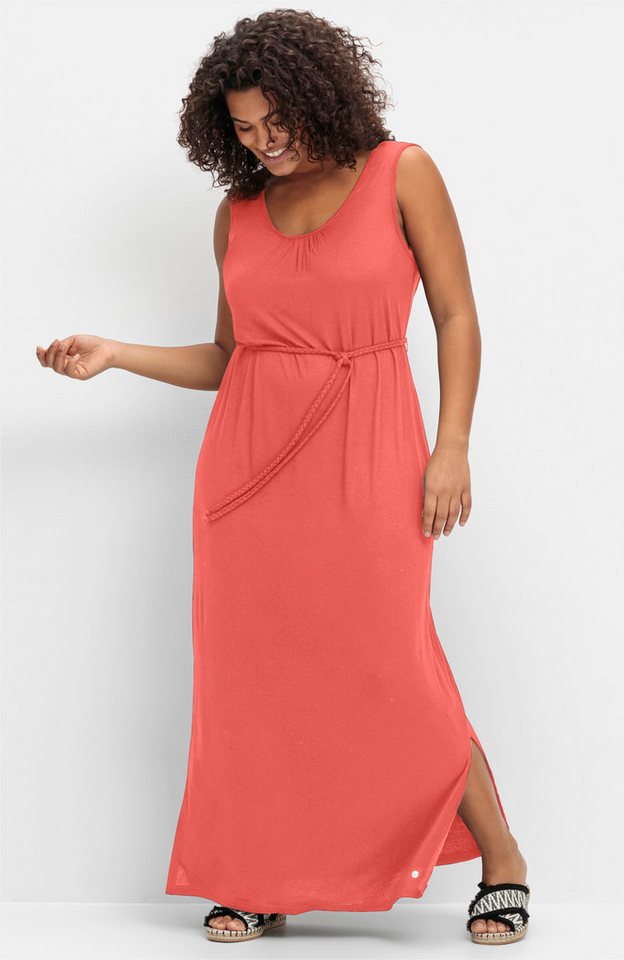 Sheego Strandkleid Maxikleid Ärmellos – Bild 5 von 5