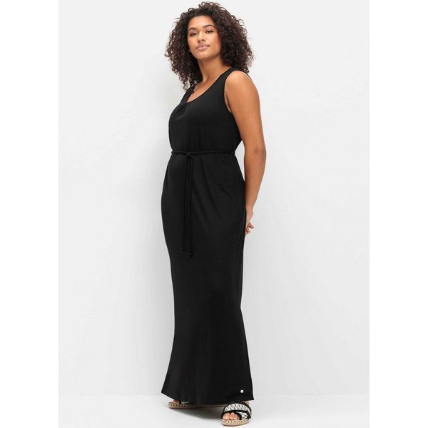 Sheego Strandkleid Maxikleid Ärmellos