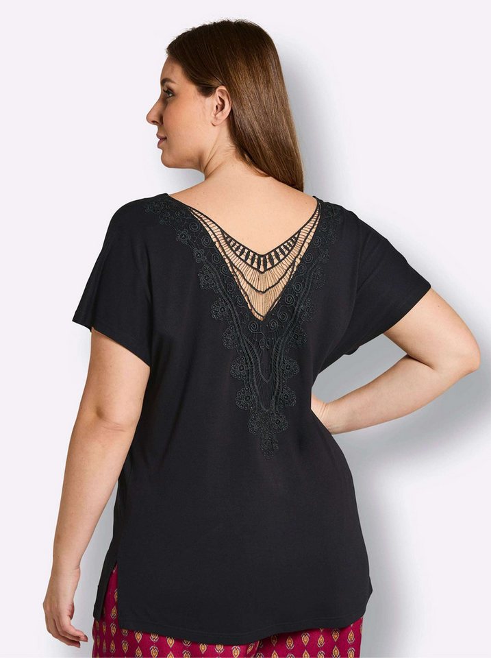 Sheego Strandkleid Shirt Kurzarm – Bild 2 von 5