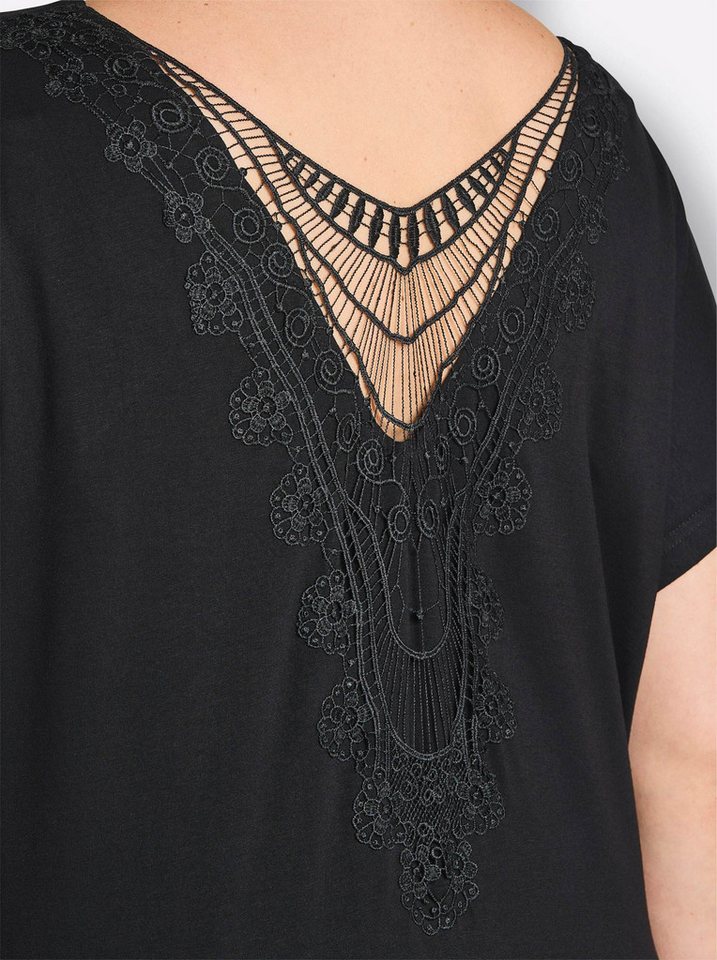 Sheego Strandkleid Shirt Kurzarm – Bild 4 von 5