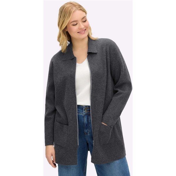 Sheego Strickjacke Strickjacke Langarm