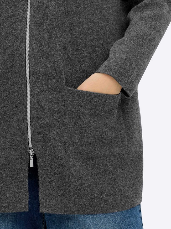 Sheego Strickjacke Strickjacke Langarm – Bild 4 von 5