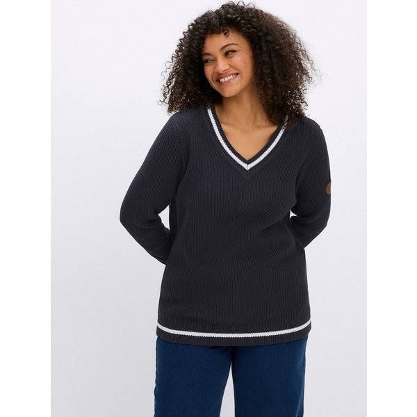 Sheego Strickpullover Langarm-Pullover Langarm Grobstrick