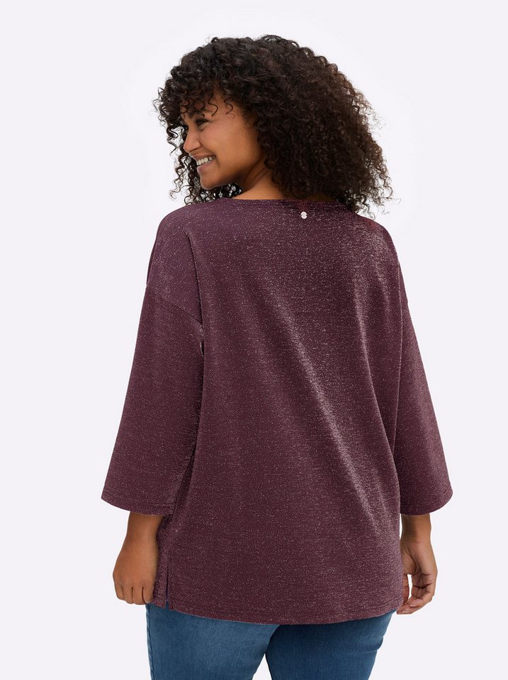 Sheego Sweater Sweatshirt 3/4-Arm – Bild 2 von 5