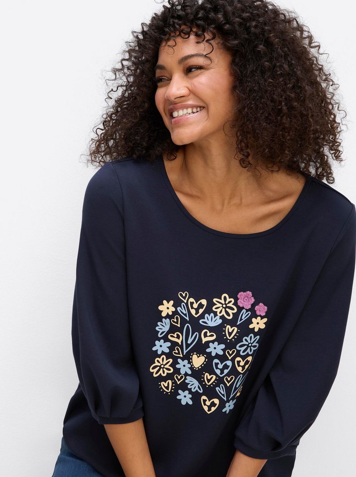 Sheego Sweater Sweatshirt 3/4-Arm – Bild 5 von 5