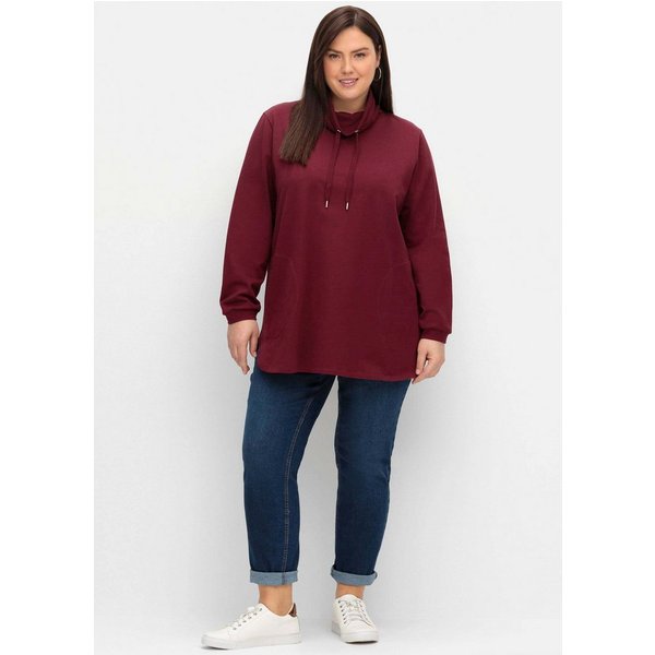 Sheego Sweater Sweatshirt Langarm