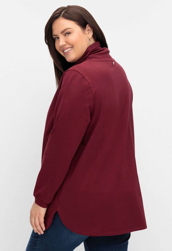 Sheego Sweater Sweatshirt Langarm – Bild 2 von 5
