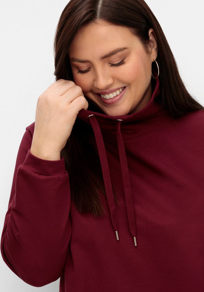 Sheego Sweater Sweatshirt Langarm – Bild 5 von 5