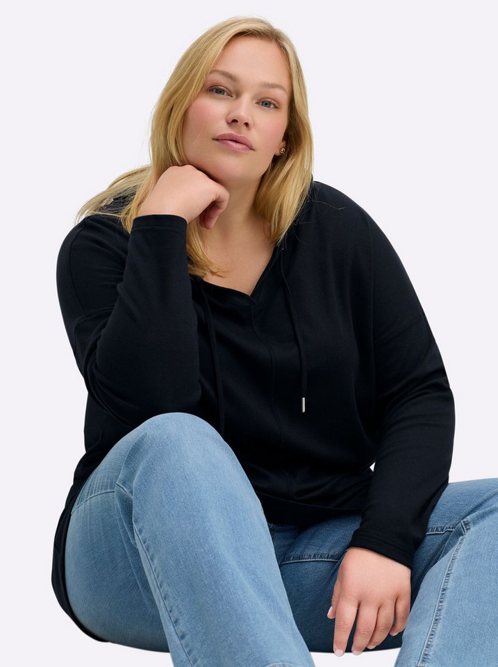 Sheego Sweater Sweatshirt Langarm – Bild 4 von 5