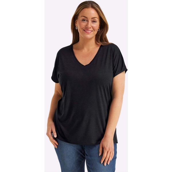 Sheego T-Shirt Halbarmshirt Kurzarm