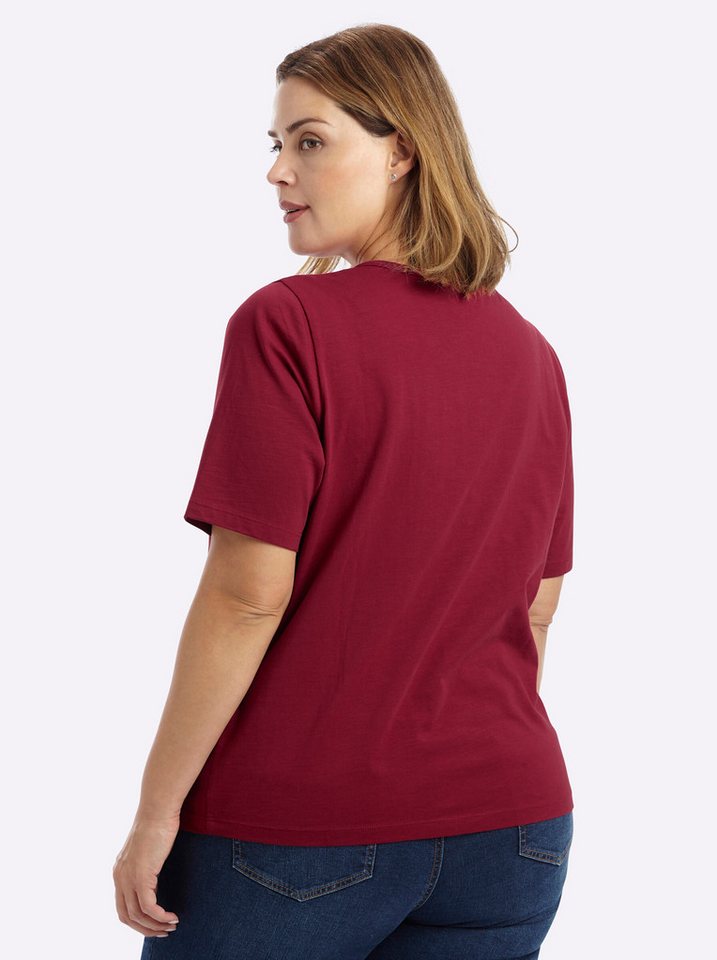 Sheego T-Shirt Halbarmshirt Kurzarm – Bild 2 von 5
