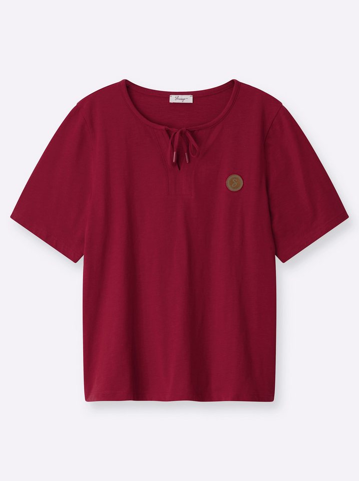 Sheego T-Shirt Halbarmshirt Kurzarm – Bild 3 von 5