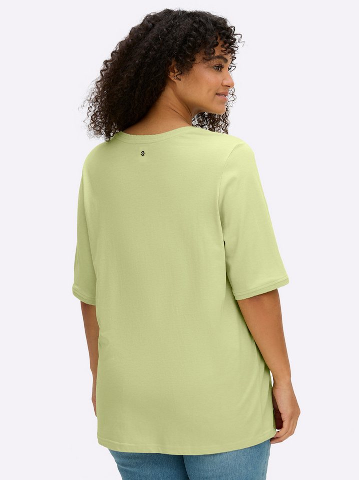 Sheego T-Shirt Shirt Kurzarm – Bild 3 von 5