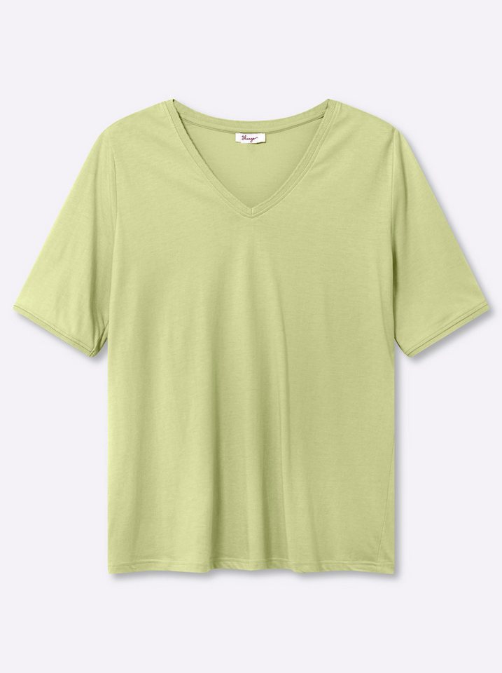 Sheego T-Shirt Shirt Kurzarm – Bild 4 von 5