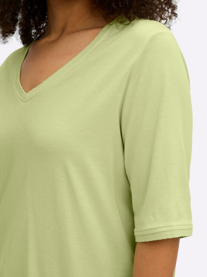 Sheego T-Shirt Shirt Kurzarm – Bild 5 von 5