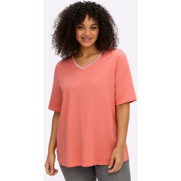 Sheego T-Shirt Shirt Kurzarm