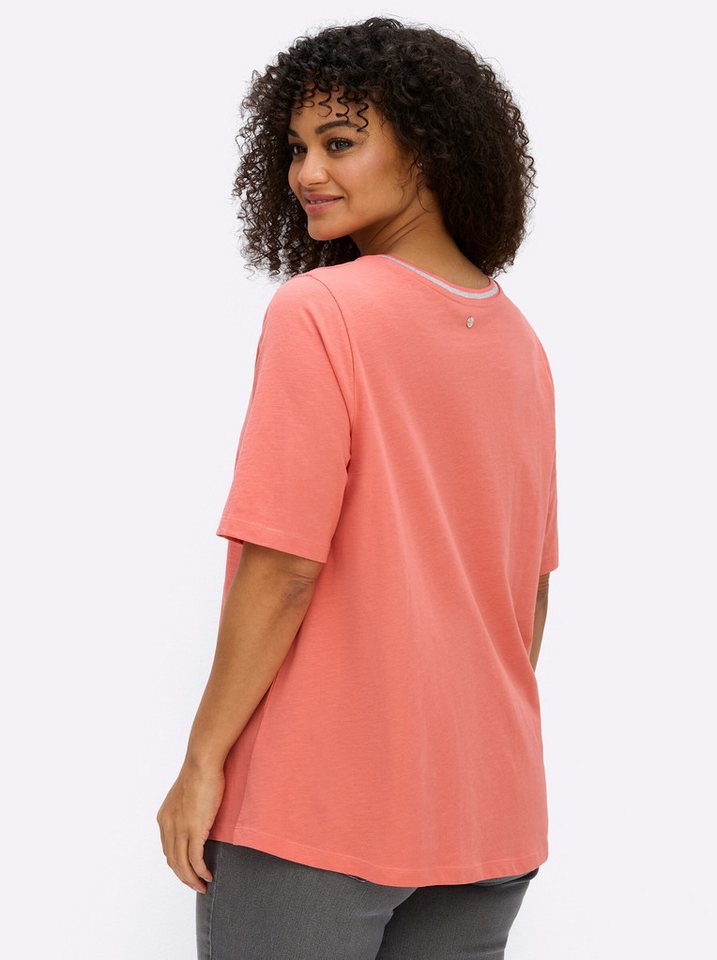 Sheego T-Shirt Shirt Kurzarm – Bild 2 von 5