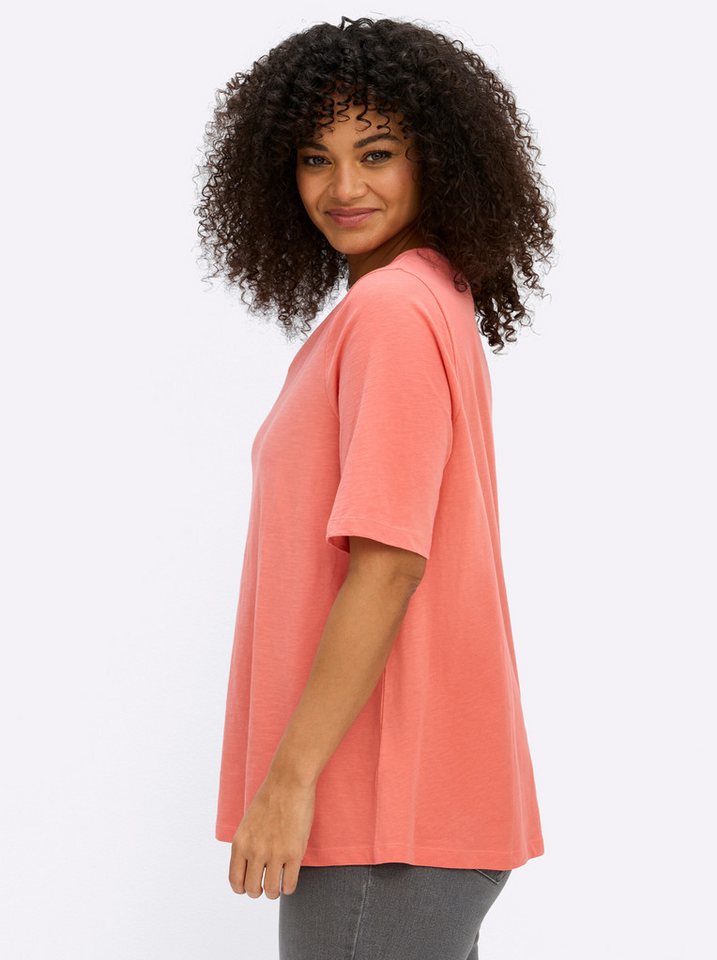 Sheego T-Shirt Shirt Kurzarm – Bild 5 von 5