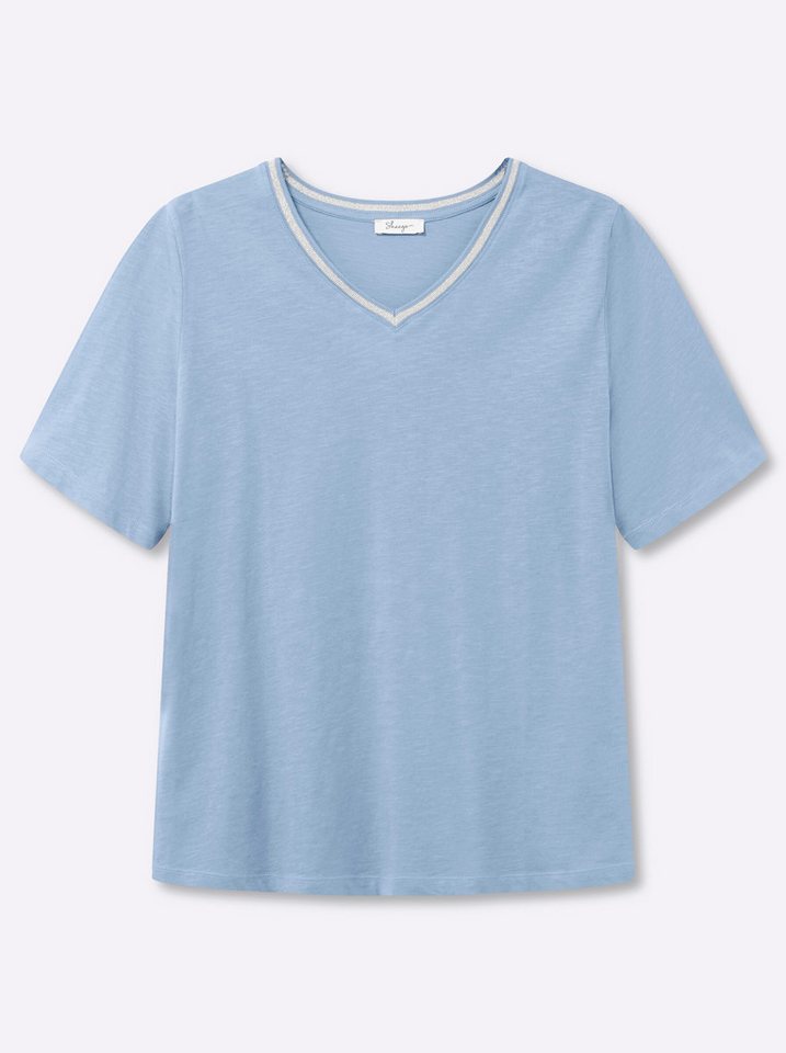 Sheego T-Shirt Shirt Kurzarm – Bild 3 von 5