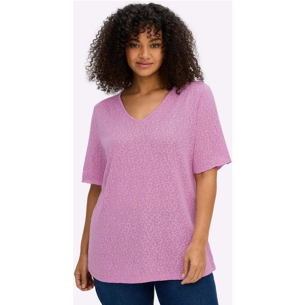 Sheego T-Shirt Shirt Kurzarm