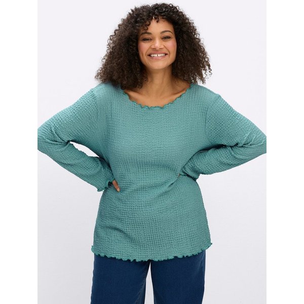 Sheego T-Shirt Langarm-Shirt Langarm