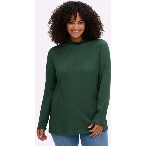 Sheego T-Shirt Shirtrolli Langarm