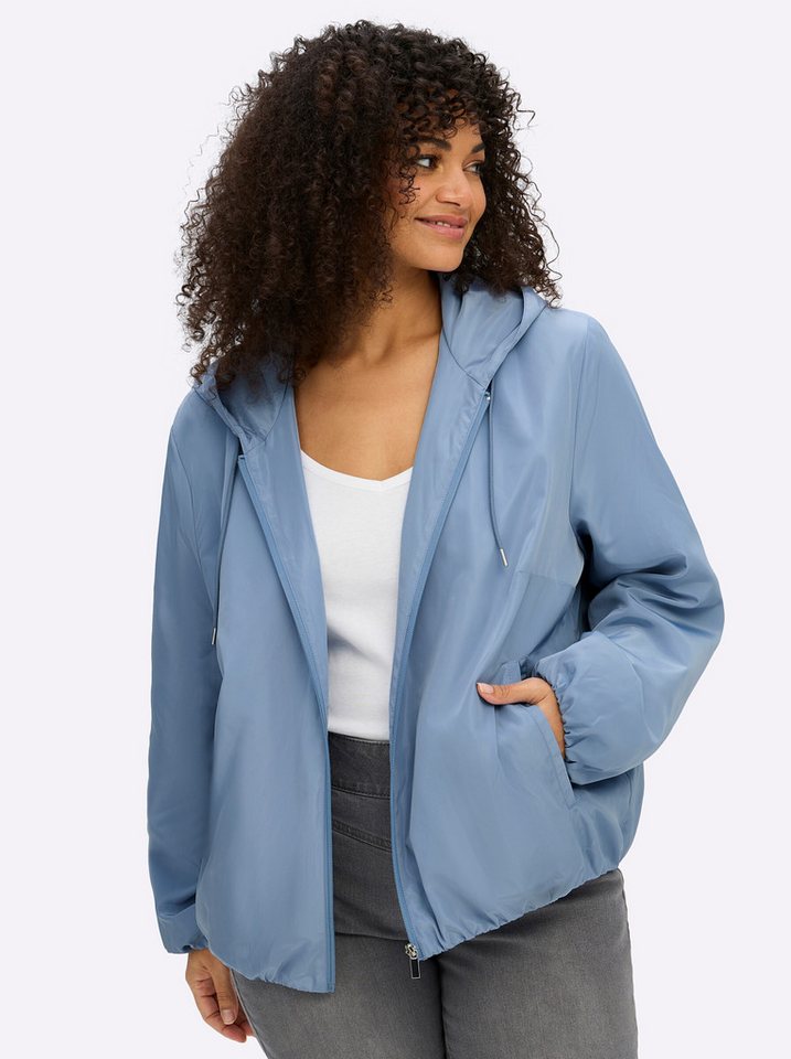 Sheego Winterjacke Blouson Langarm – Bild 5 von 5