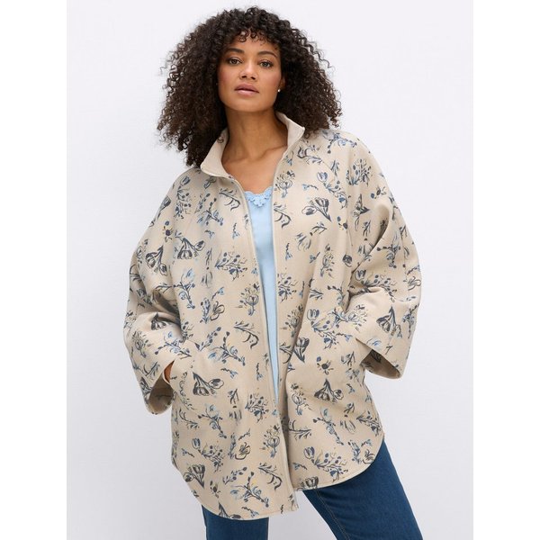 Sheego Winterjacke Cape 3/4-Arm