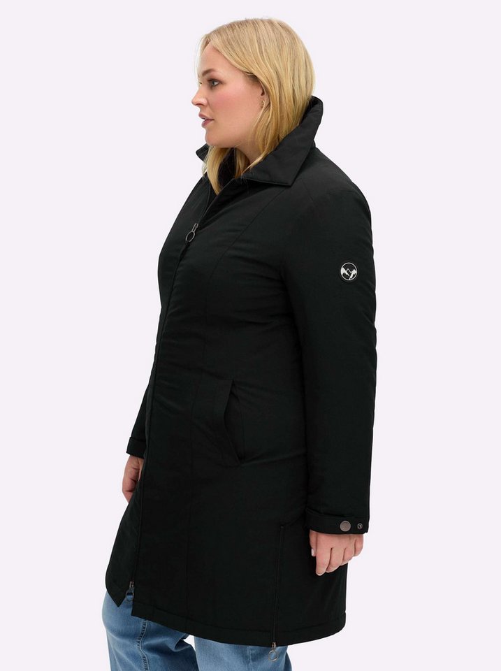 Sheego Winterjacke Jacke Langarm – Bild 3 von 5