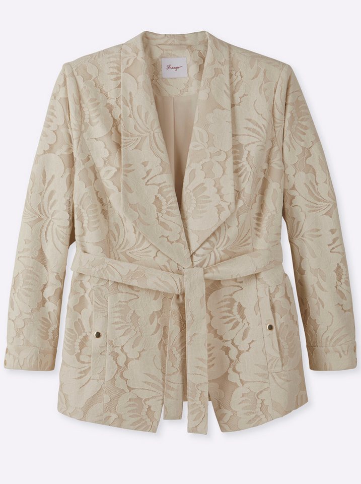 Sheego Winterjacke Jacke Langarm – Bild 4 von 5
