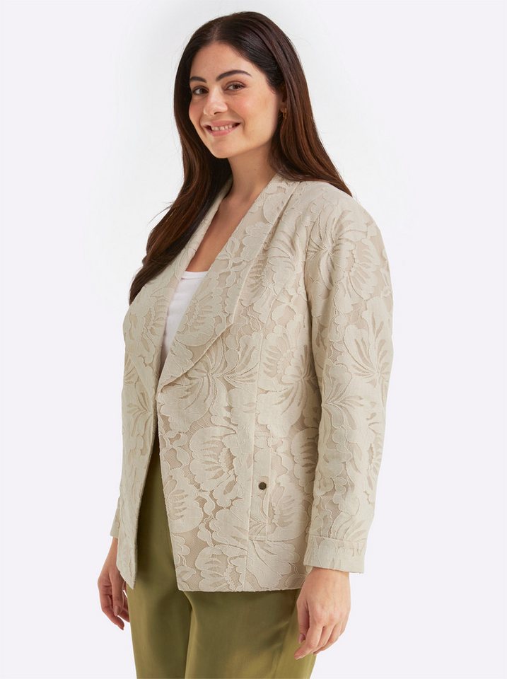 Sheego Winterjacke Jacke Langarm – Bild 5 von 5