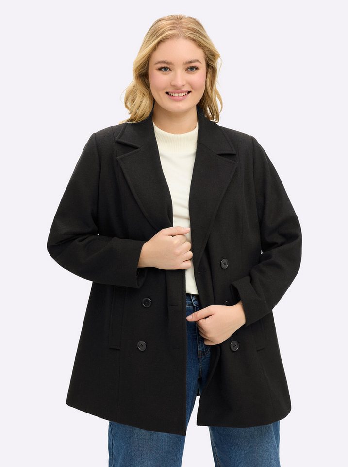 Sheego Winterjacke Jacke Langarm – Bild 5 von 5