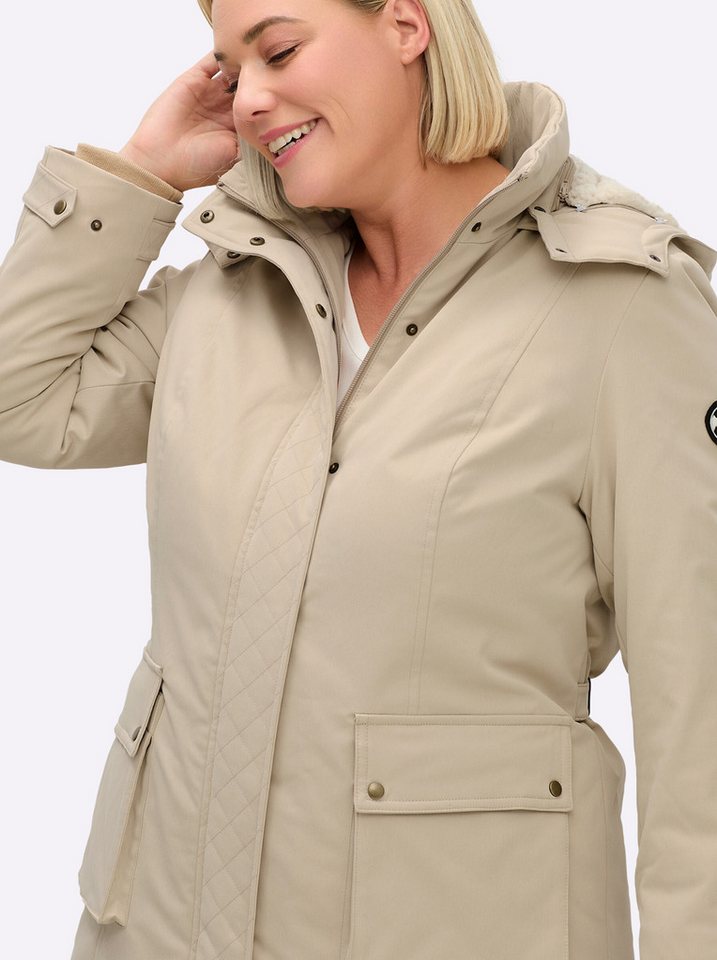 Sheego Winterjacke Parka Langarm – Bild 5 von 5